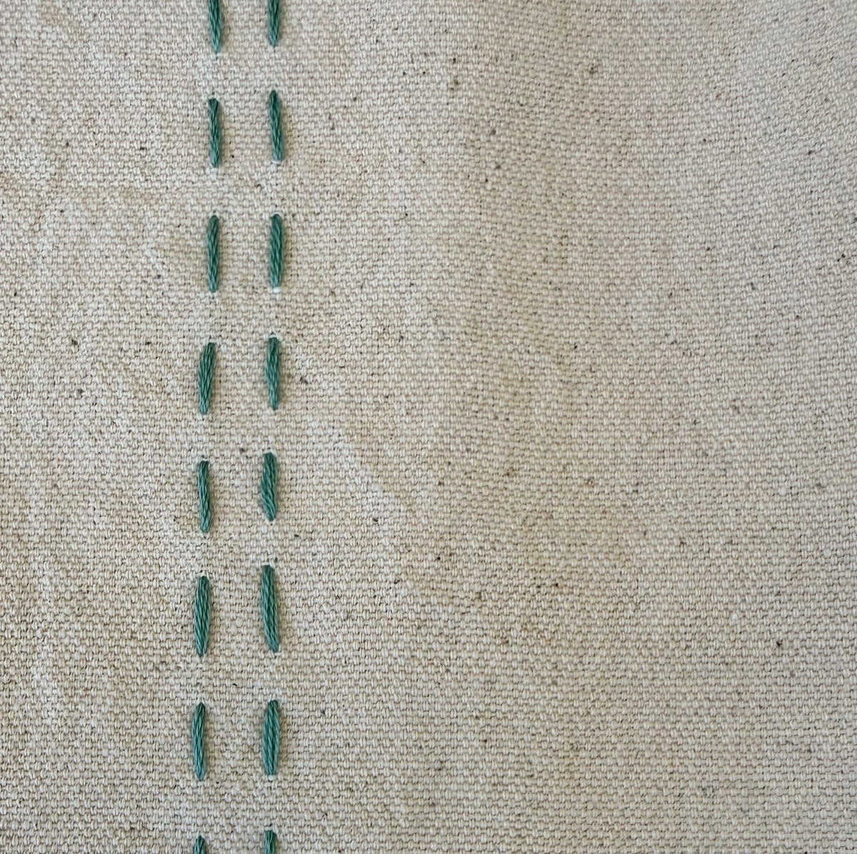 Kantha-Stitched Kitchen Towel
